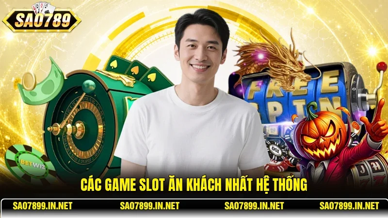 Các game slot ăn khách nhất hệ thống