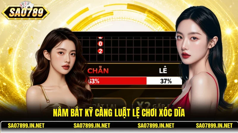 Nắm bắt kỹ càng luật lệ chơi Xóc Dĩa