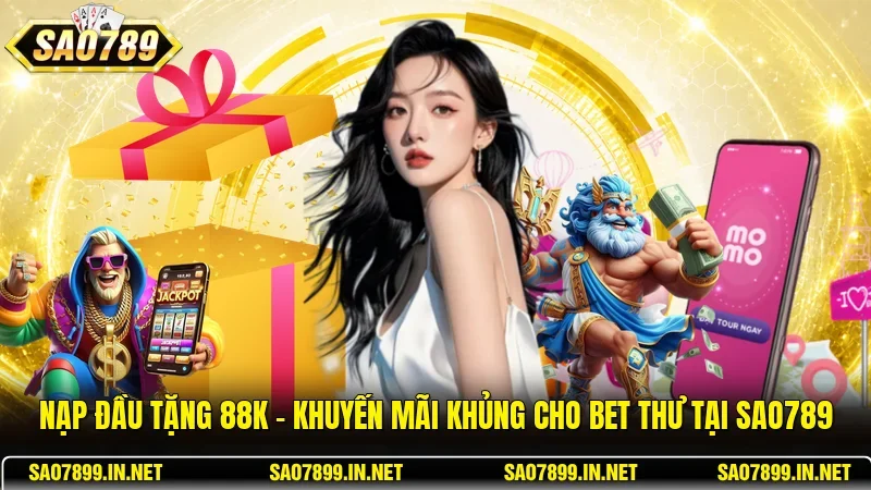 Nạp Đầu Tặng 88K - Khuyến Mãi Khủng Cho Bet Thủ Tại Sao789