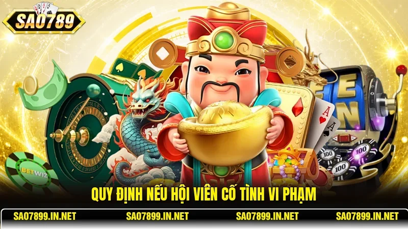 Quy định nếu hội viên cố tình vi phạm