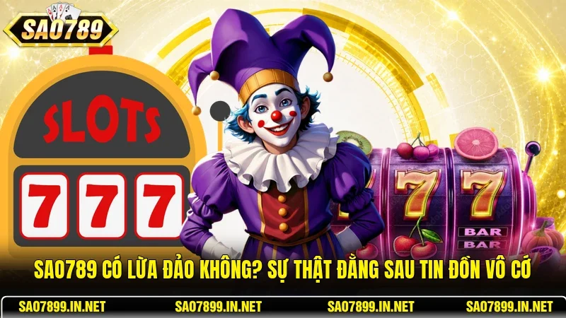 Sao789 Có Lừa Đảo Không? Sự Thật Đằng Sau Tin Đồn Vô Cớ