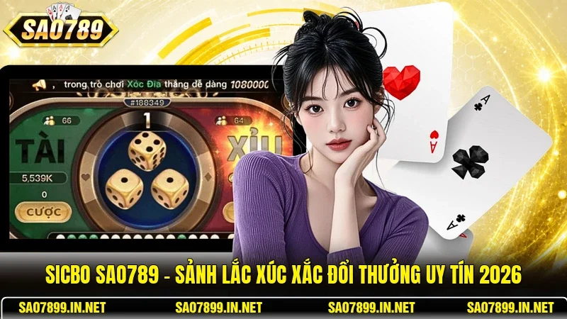 Sicbo Sao789 – Sảnh Lắc Xúc Xắc Đổi Thưởng Uy Tín 2026